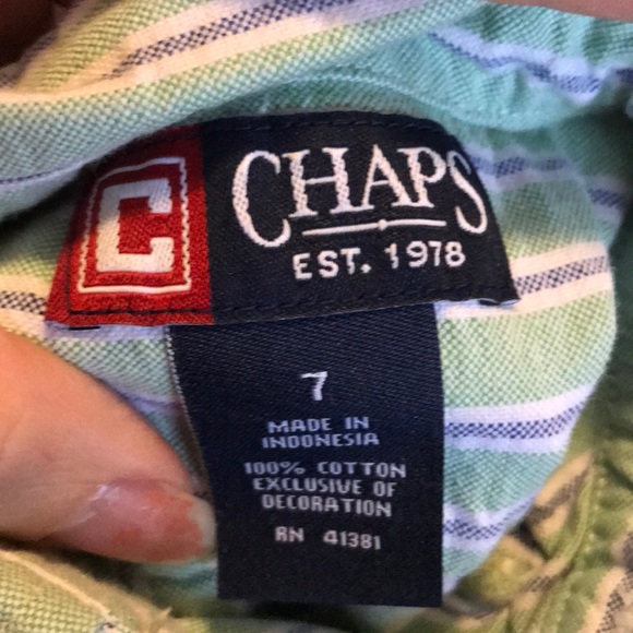 3/$15 Boys Chaps long sleeve button down shirts - Picture 8 of 8
